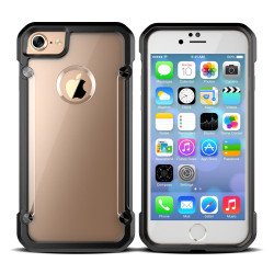 iPhone 7 Plus Clear Defense Hybrid Case (Black)
